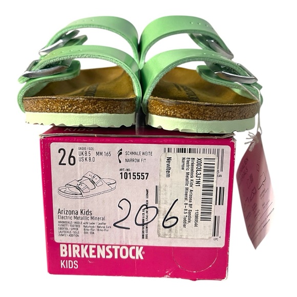 Birkenstock Arizona Kids – Electric Metallic Mineral – EU 26 (US Kids 8) - Picture 6 of 6